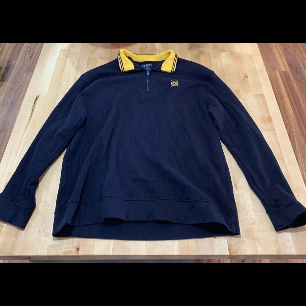 Vintage pullover half zip sweater